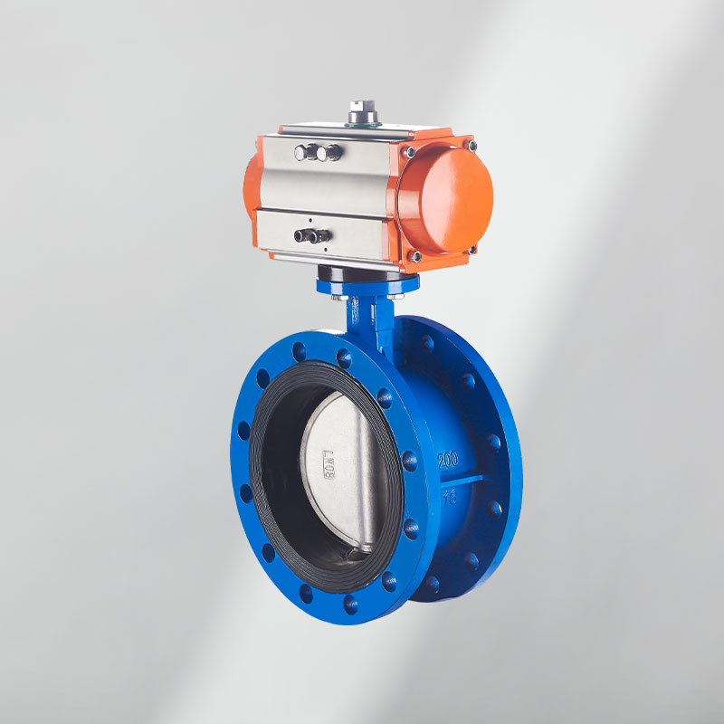 法蘭中心（xīn）板（bǎn）式蝶閥(氣動)