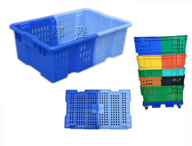 259號（hào）雙色顛倒可堆式塑料筐